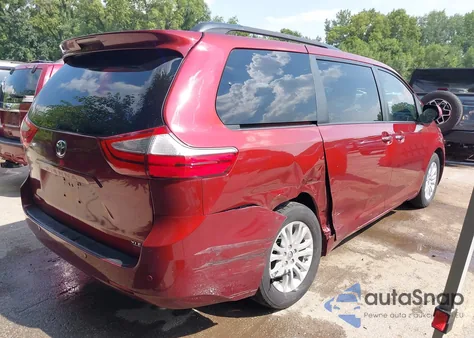 2016 Toyota Sienna Xle Premium 8 Passenger из США, поврежденный, VIN 5TDYK3DC4GS757865
